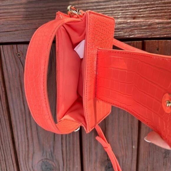 Coral Pink Mini Purse Small - Picture 9 of 12